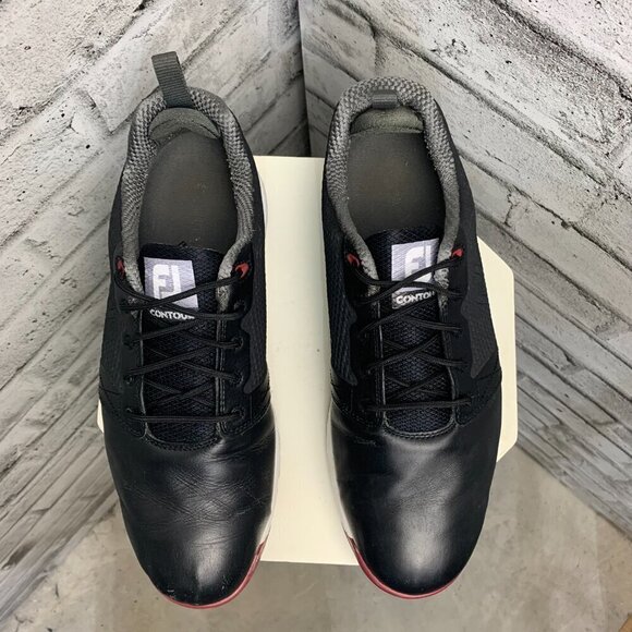 Footjoy Contour Soft Spike Golf Shoes - Picture 3 of 7